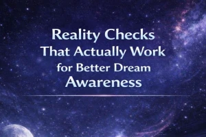 Reality Checks That Actually Work for Better Dream Awareness
